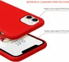 Slim Matte Liquid Silicone Cover Case For iPhone 14 13 12 11 Pro Max TPU Anti-fall Protective Case