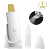 Elektriska ansiktskrubber 24K Ultraljudsrengörare Face Scrubber Peeling Spade Facial Pore Blackhead Renover Cleaning Lifting Beauty Device för hudvård L230920