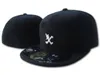 2024 Dopasowane czapki Snapbacks Regulowane czapki baskballowe wszystkie drużynę unisex utdoor sport haftowa bawełniana płasko zamknięta czapka Flex Sun Cap Mix Order 7-8