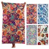 Mandala Print Beach Towel Boho Floral Rectangular Spa Sauna Towels Quick Dty Bath Bathroom Toalla295Z