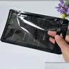 Packing Bags Wholesale 12X21Cm Plastic Zipper Black White Blue Retail Packaging Bag Cell Phone Case For 4.7 To 5.5 Inch Er Shell Displ Dhjrq