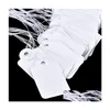 Kunsten en ambachten Sf 100 stks / partij blanco witte prijskaartjes papiermarkering sieraden kledinglabels producten display met hangende string drop D Dhpx3