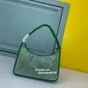 Borsa sottobraccio con diamanti firmati 5A Borsa a tracolla hobo moda donna Borsa pochette Borse da donna Borsa a tracolla cosmetica Borsa a portafoglio da 22 cm con scatola