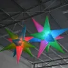 -Palloncino decorativo gonfiabile a forma di stella colorata con decorazione del soffitto del bar nuziale per feste arcobaleno chiaro
