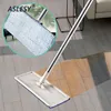 2IN1 Flat Squeeze Automatic Mop Bucket Avoid Hand Washing Floor Cleaner Magic Mop Spin Self Cleaning Lazy Mop Household Tool LJ2012487