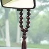 Perles de bouddha en bois pour rétroviseur de voiture, pendentif suspendu, décoration intérieure, accessoires de voiture 331M