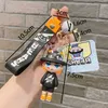 Genuine PVC Magic Monster Keychain Exquisite Couple Car Keychain Bag Pendant Claw Machine Gift