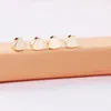 Charms Gold Farbe Ohrring Herzform Spacer Perlen Kupfer 20 Stück DIY Herstellung Anhänger Schmuck