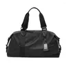 Duffel Bags 2023 Men's Travel Duffle Bag Dry/Wet Separation PU Leather Business Trip Women Weekend Fitness Ladies Yoga Gym