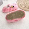 Slipper Fashion Toddler Girl Slippers for Home Indoor Baby Item Loafers Plush Warm Cute Flamingo Children Little Kid House Footwear Gift T230916