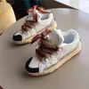 Dress Shoes Flat Thick Sole Running Women Mixed Color Patchwork Lover Casual Spring Autumn Outdoor Sneakers Unisex 3545 230915