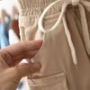 Calças outono primavera bebê menino calças crianças roupas sutumn meninos para carga sólida crianças preto khaqi 230915