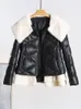 Women's Leather 2023 Real Sheepskin Jackets Women 90% White Duck Down Coat Female Rex Fur Collar Jacket Cuero Genuino Zjt17