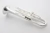 Sıcak sat ytr-2335s trompet b düz gümüş kaplama profesyonel bb üst trompet müzik aletleri