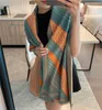 30% OFF Alphabet cashmere autumn winter new westernized style versatile thick air conditioning shawl long and thickened scarfA4VM