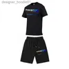 Mens Tracksuits Mens Tshirts Tracksuits Designer Printing Letter Luxury Black White Grey Rainbow Color Summer Sports Fashion Cord Cord Top Short Sleeve Size S M L X