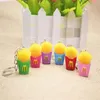 30pcs Kreatywne spersonalizowane bibulatole bibelotu Mini symulacja Fries Fries Breakring Backry Bag Carm Wiselant Mixed Colo307V