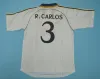 94 96 97 98 99 Maglie da calcio retrò 3# R.CARLOS 4 HIERRO #7 Raul #9 Zamorano #6 Redondo 8# MIJATOVIC Camicie Vintage Calcio Camiseta de futboll