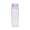 500 ml plastkartonvattenflaskor BPA GRATIS CLEAR TRANSPARENT utomhus Square Juice Box Wholesale