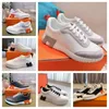 Mens Designer Shoe Sports Casual Shoes Travel Fashion White Men Flat Shoes Lace-Up Leather Sneaker Tyg Gym Trainers Platform Lady Sneakers Storlek 38-40-41 med låda