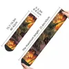 Chaussettes pour hommes drôle heureux Tanya Degurechaff2 rétro Harajuku la Saga du mal Anime Hip Hop nouveauté décontracté équipage chaussette