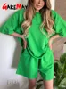 Women's Tracksuits Cotton Summer Suit with Shorts and Top Classic Casual Oversize Twopiece Set Tracksuit Tshirt for Women 2023 230915