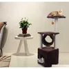 Czarny piątek 36 Meble z łóżka kota Scratch Cat Tower Post Co Qyltca Bdenet327V