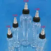 20 st 30 ml 60 ml 100 ml 120 ml 250 ml plast PET E Juice Liquid Capacer Droper Bottles Top Cap Tattoo Pigment Ink Container T262I