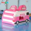 -Carrito inflable de algodón de azúcar, casa de dibujos animados, puesto de dulces, tienda de carnaval, soporte de ceremonia para espectáculos, espectáculo de cumpleaños