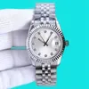 N01 Womens Watch Designer الساعات عالية الجودة 31 مم 2813 حركة أوتوماتيكية 904 من الفولاذ المقاوم للصدأ مقاوم للماء خاتم الماس الدائري من الياقوت