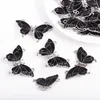 Charms 2Pairs/Set Alloy Enamel Magnets Attract Butterflies Pendants For DIY Couples Jewelry Making Necklace Keychain Supplies