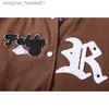 Damenjacken Retro Baseballjacke Hochwertige doppellagige Stickereijacke Paar Baseballuniform Mode Unisex Mantel L230916