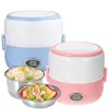 Almoço elétrico portátil de aço inoxidável, 230w, 1,3l, caixa bento, saco de piquenique, armazenamento de alimentos aquecido, container234t