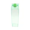 500 ml plastkartonvattenflaskor BPA GRATIS CLEAR TRANSPARENT utomhus Square Juice Box Wholesale