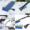 Ice Scraper Vehicle Cleaner Tool Snow Brushes Shovel Removal Brush Winter Cleaning Tools Car Truck Bus Cross Country Racing Drop Del Dheew