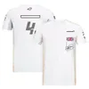 F1 Driver T-shirt Herrlag Uniform kortärmad fläktkläder Casual Sports Round Neck Racing Suit kan anpassas206Z