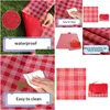 Outdoor Pads Picnic Blanket Foldable Waterproof Sand Mat Extra Large 60 X 80 For Beach Cam Hiking Travel Family Concerts Drop Delive Dh1Td