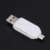 Czytniki karty pamięci 1PC 2 w 1 USB 2.0 OTG Czytnik karty pamięci Adapter Universal Micro USB TF SD Reader karty dla telefonu Laptop komputerowy L230916