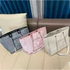 Bolsa de praia Mulheres bolsas de compras de grande capacidade