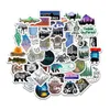 Waterproof 10 30 50PCS Camping Landscape Stickers Outdoor Adventure Climbing Travel Waterproof Sticker to Suitcase Laptop Bicycle 273i