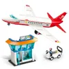 Blocos Série Cidade Moderna Aviação Aeroporto Civil Passageiros Avião Avião de Carga Conjuntos de Construção de Brinquedos para Crianças Presente Meninos 2306 Dhmhk