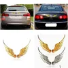 Bilklistermärken 3D Metal Wing Double-Sided Tape Wings Decals för motorcykel Racing Truck Boat Styling Tools Tillbehör 1 Par Drop Del DHMW7