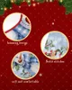 Christmas Decorations Poinsettia Snowman Tree Skirt Base Cover Xmas Home Carpet Mat