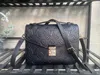 حقيبة كتف عالية الجودة امرأة حقيبة يد حقيبة اليد مقبض مصمم العلامة التجارية رسائل زهرية