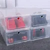 6Pcs Plastic Shoes Case Thickened Transparent Drawer Case Plastic Shoe Boxes Stackable Box Shoe Organizer Shoebox C0116247T