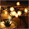 Led Strings 100Leds Solar Power String Lights Outdoor Waterproof Christmas Fairy Light 2 Modes Rose Lamp For Holiday Party Garden Dr Dh2Si