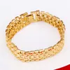 Dubai złota bransoletka złota kolor biżuterii prezenty świąteczne dla mężczyzn o szerokości 16 mm ręcznie robione bransoletka biżuteria 261s