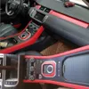 Для Land Rover Range Rover Evoque внутренняя центральная панель управления дверная ручка наклейки из углеродного волокна наклейки аксессуары для стайлинга автомобиля253c