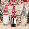 Faceless Long Beard Wine Bottle Cap Cover Jul Decoration Home Festive Party Home Ornaments Gift