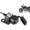 기타 자동 부품 듀얼 USB 포트 12V 방수 오토바이 핸들 바 충전기 5V 1A/2.1A 어댑터 전원 공급 장치 소켓 전화 드롭 델 DHU4V
